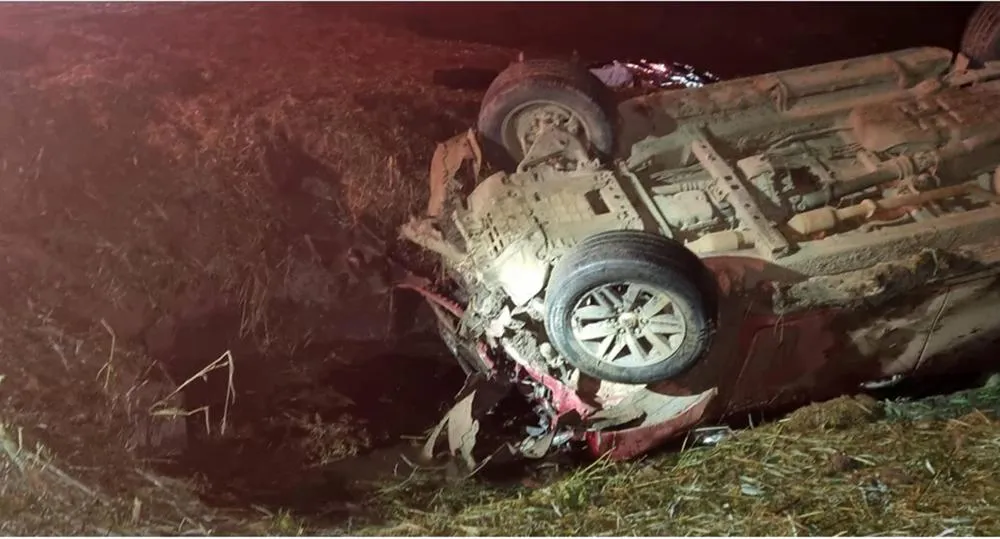 Acidente com caminhonete mata homem e deixa quatro feridos na BR-293 no RS