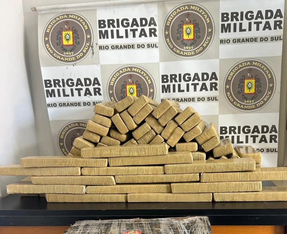 Brigada Militar apreende 160 quilos de maconha em Passo Fundo