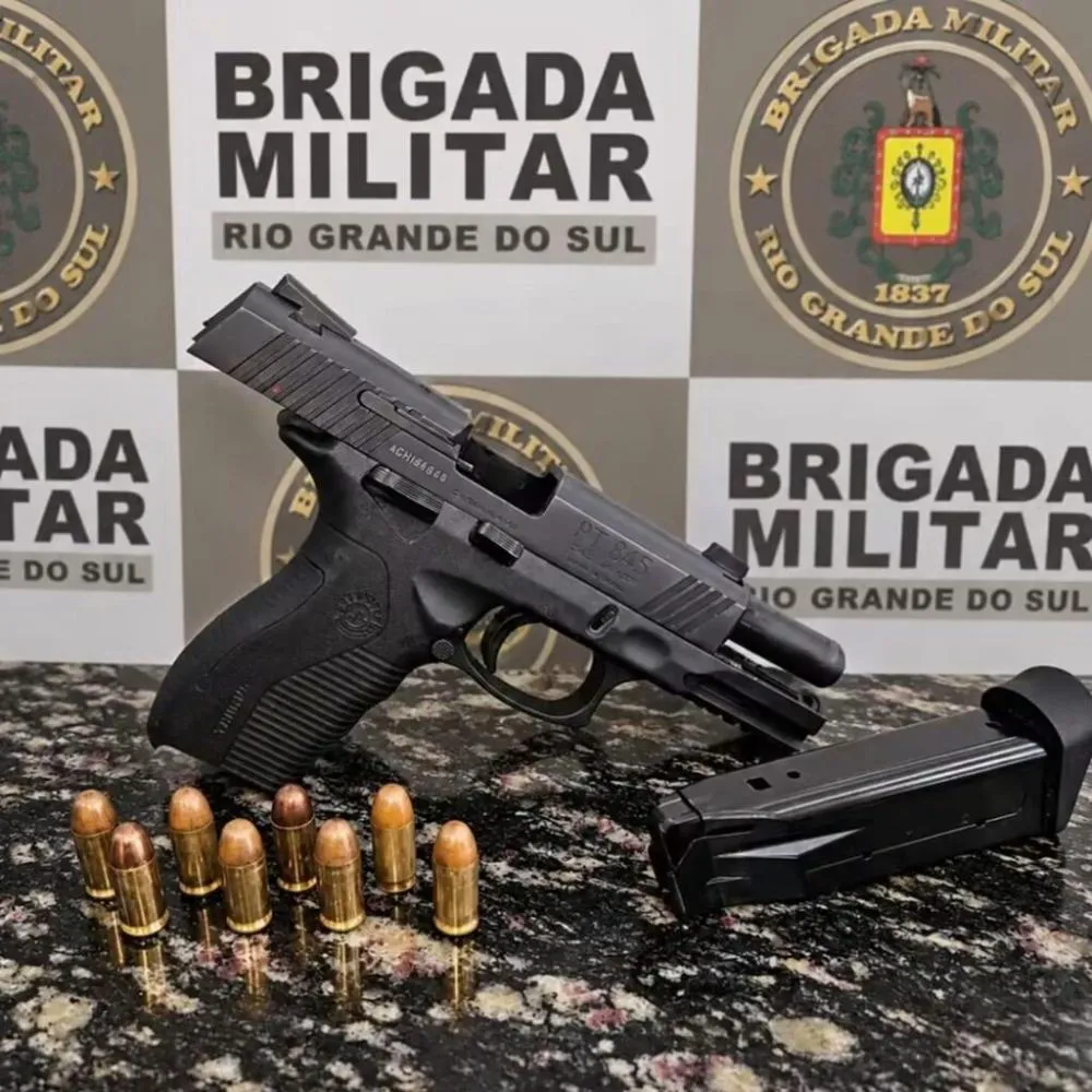 Homem é preso por ameaçar ex-companheira e portar arma em Soledade