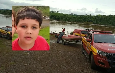  Corpo de menino desaparecido em rio é encontrado após dois dias de buscas no oeste catarinense
