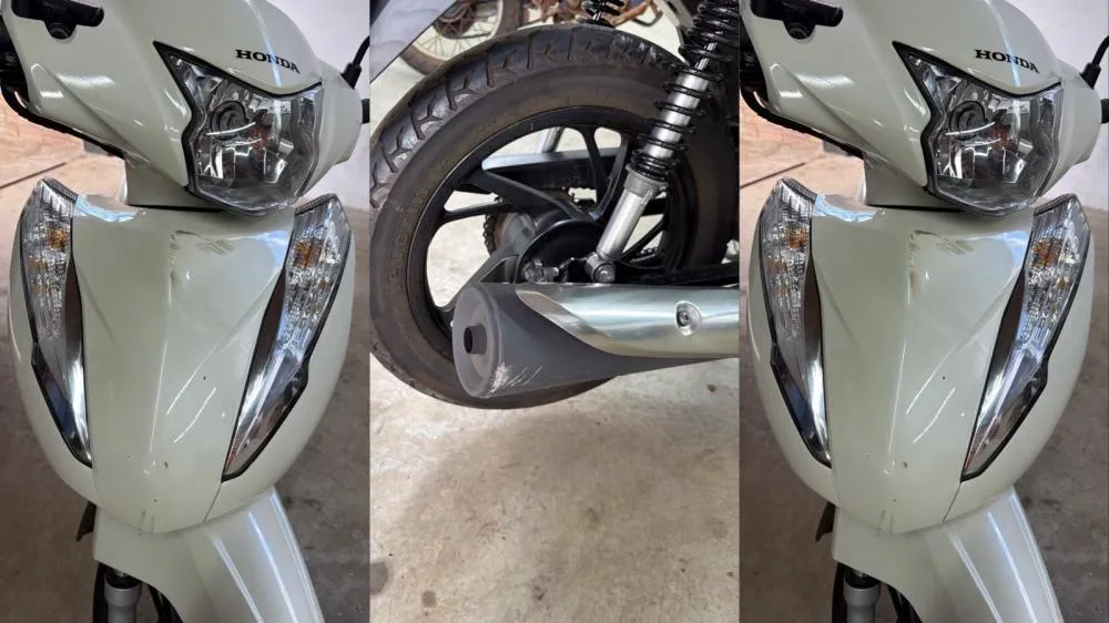 Um homem foi preso na manhã deste sábado após tentativa de roubo, roubo de motocicleta, acidente de trânsito e resistência à prisão (Foto: Polícia Militar)