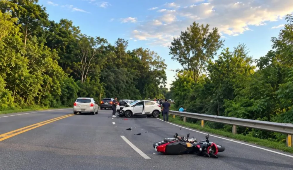 Jovem gravemente ferido em acidente entre moto e carro morre após 12 dias internado na serra gaúcha