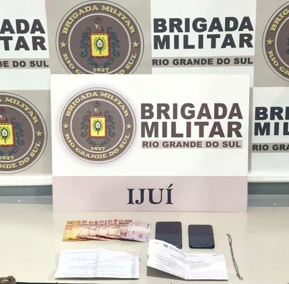 Homem é preso em flagrante delito por Roubo em Ijuí - RD Foco 